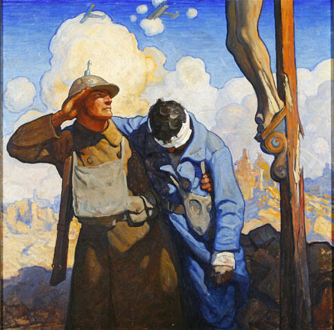 Red Cross Magazine, cover illustration