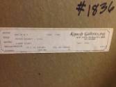 caption: Kennedy Galleries label on reverse of backing board