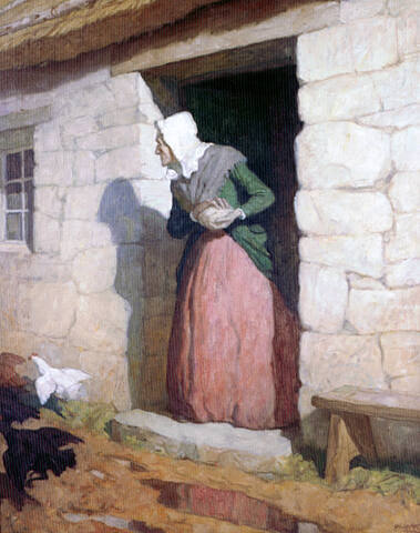 The Mother of John Paul Jones
A woman's drawn, sad face appeared at the door; she picked up the package, weighed it in her hand, then despite her years, shouted with extraordinary vigor at the fleeing youngster
