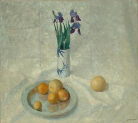 Still Life with Iris and Oranges