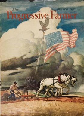 The Farmer's Call to the Colors  (Progressive Farmer Magazine, cover illustration)