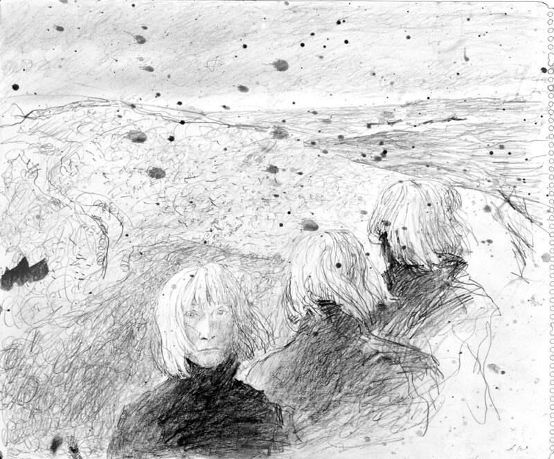 Three Sisters, Study for On The Edge