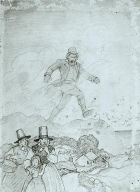 The Man of Wales, composition drawing