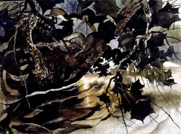 Along the Brandywine Stream, Study for Summer Freshet