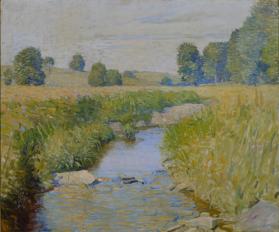 title unknown (Chadds Ford landscape with brook)