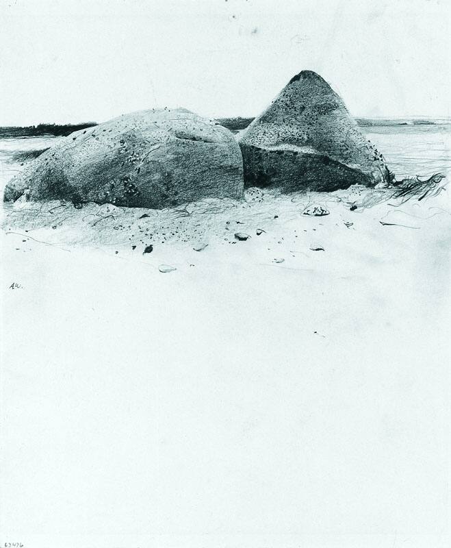 Two Boulders, Study for Sea Snails