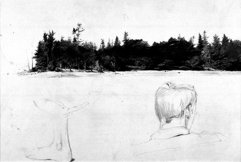 Vinal's Point, Study for Above The Narrows