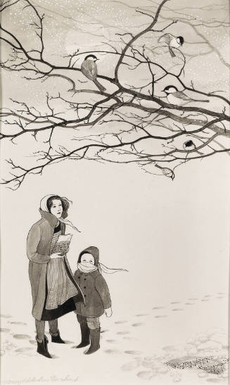 The Chickadees Grow Plump on Seed