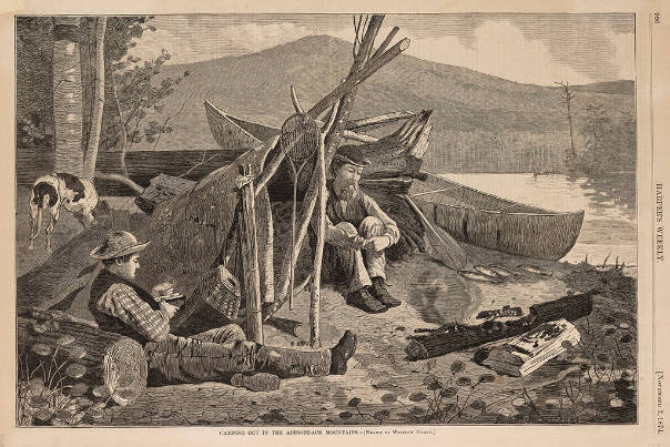 Camping Out in the Adirondack Mountains