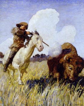 Brigham, the most famous buffalo horse in the west.