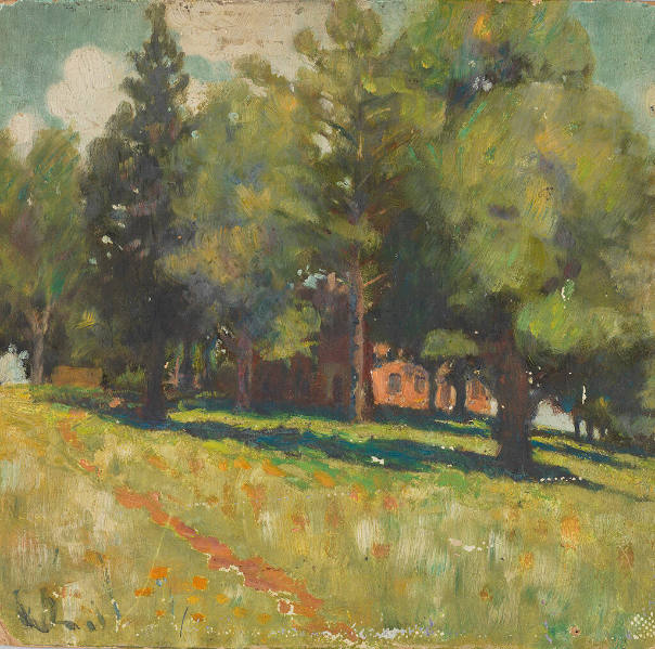 Untitled (view of Wyeth home, 1908-1911)