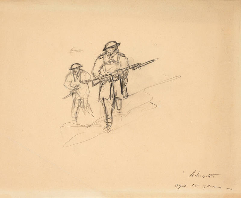 Untitled (Drawing of Soldiers)