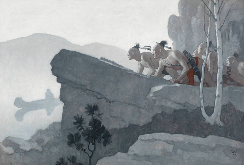 The Deerslayer, endpaper illustration