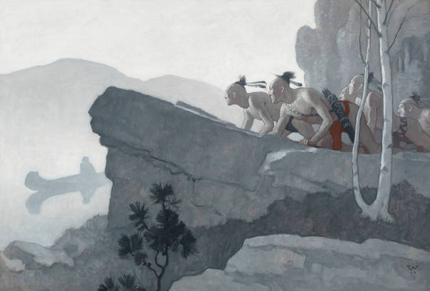 The Deerslayer, endpaper illustration