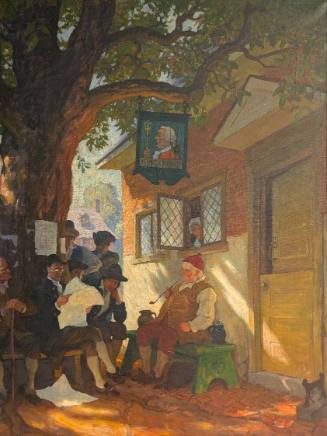 "Here they used to sit in the shade through a long lazy summer's day, talking listlessly over village gossip or telling endless sleepy stories about nothing."