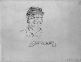 Corporal Casey (head of a Civil War soldier)