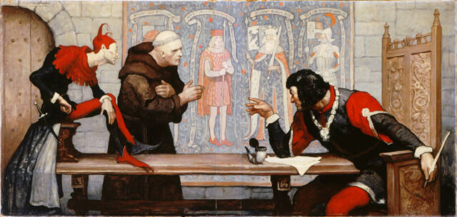 "God's light! I'll question him: ay, and wring an answer from him if I have to put a length of whipcord round his temples! Now go your way," the governor informed him