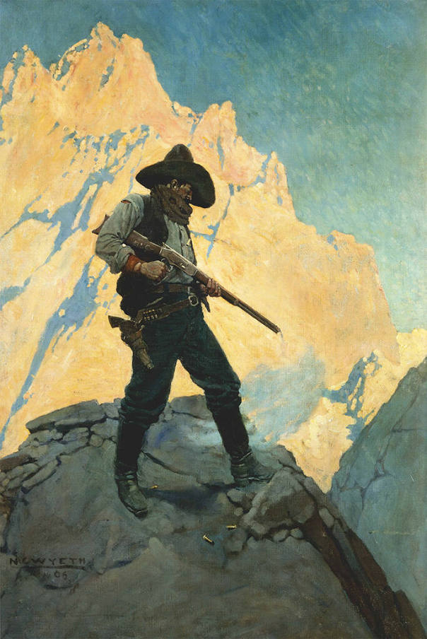 "Montana" The Last Stand  ( McClure's Magazine, cover illustration)