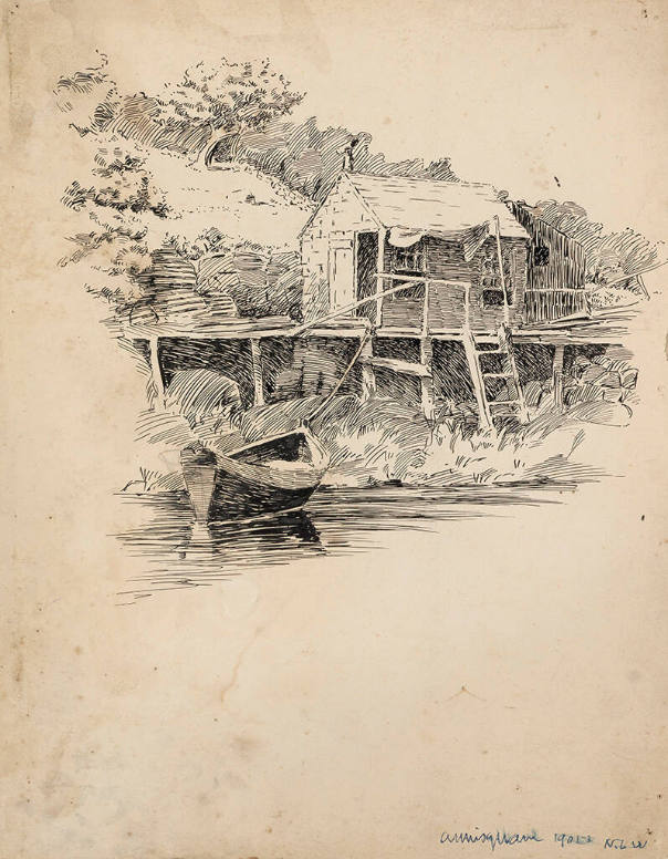 Untitled (View of the Wharf--Annisquam)