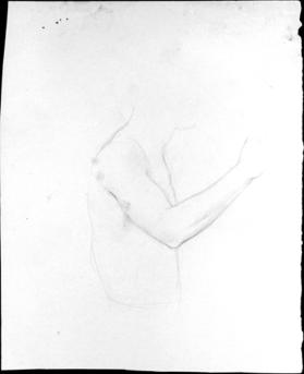 study of a torso and arm