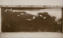 One wall of mural in situ. Label on reverse of photograph: Ellis Photographs / 1628 Chestnut St…