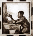 caption: The painting retains its original frame carved by Wilmington, Delaware, maker Frank A.…