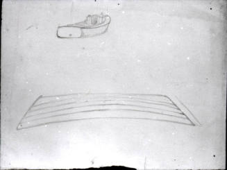 study of a dory and lobster boat