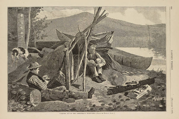 Camping Out in the Adirondack Mountains