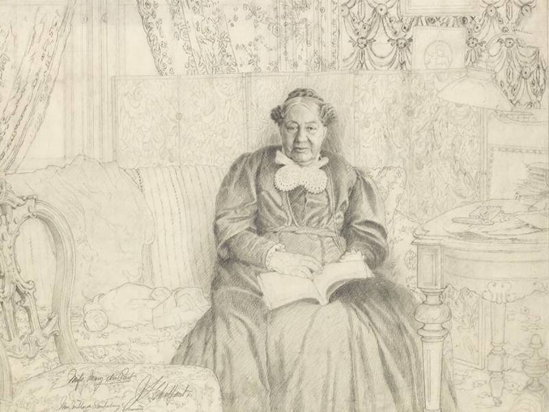 Study for Portrait of Miss Mary du Pont