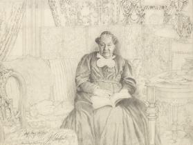 Study for Portrait of Miss Mary du Pont