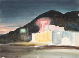 Untitled (study for A Wet Night at the Roundup)