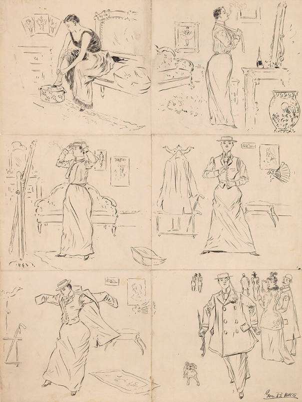 One of New York's Mannish Girls Out for a Morning Breather