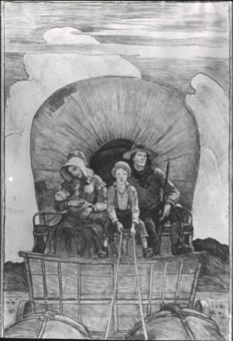 The Pioneers, composition drawing