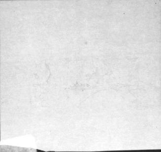 Untitled (preliminary sketch for unidentified composition; verso, same)