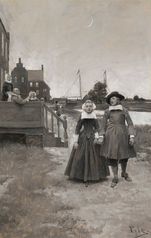 Along the Canal in Old Manhattan