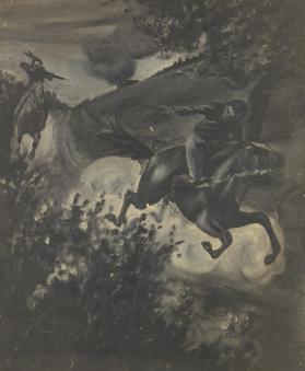 Untitled (chase on horseback)