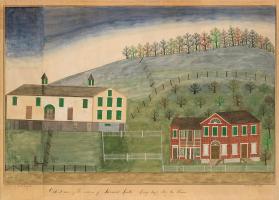 A Distant View of the Residence of Samuel Spotts, Spring Township, Perry County, Pennsylvania