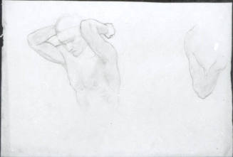 untitled (studies for male figure carrying weight, Apotheosis of the Family)
