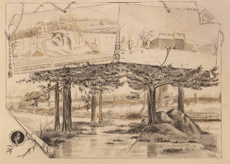 Trompe l'Oeil with Bird