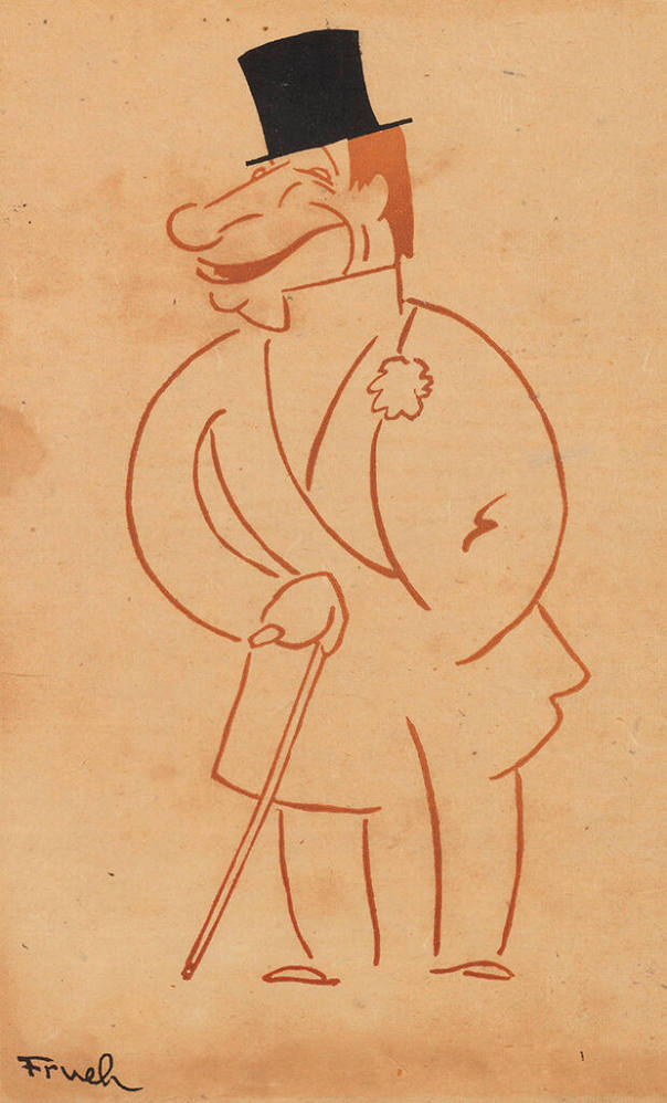 Caricature of Jimmy Powers