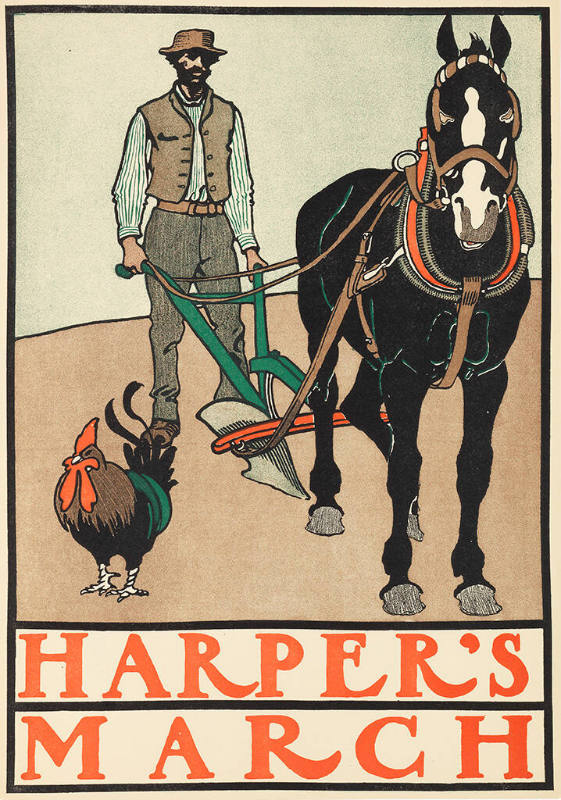 Poster for Harper’s New Monthly Magazine, March 1899