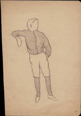 Untitled (boy, leaning)