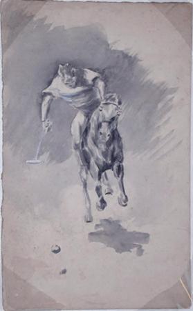 Untitled (polo player)