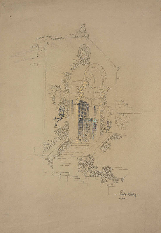 Architectural Drawing: Jewish Synagogue