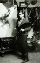 caption: N. C. Wyeth in the Bancroft studios, North Rodney Street, Wilmington, DE, 1906, by unk…