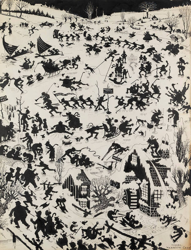 The Skating Season Opens at Tinkham's Corner