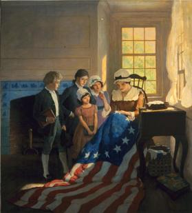 Betsy Ross Making the Flag