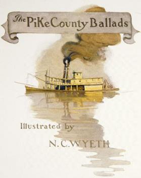 The Pike County Ballads, title page illustration