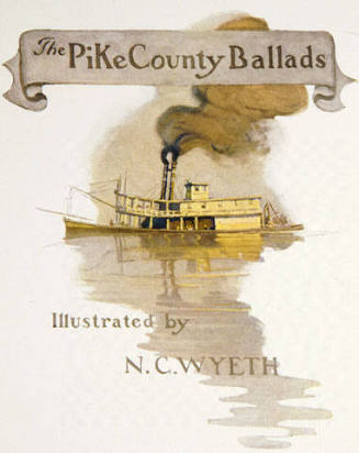 The Pike County Ballads, title page illustration