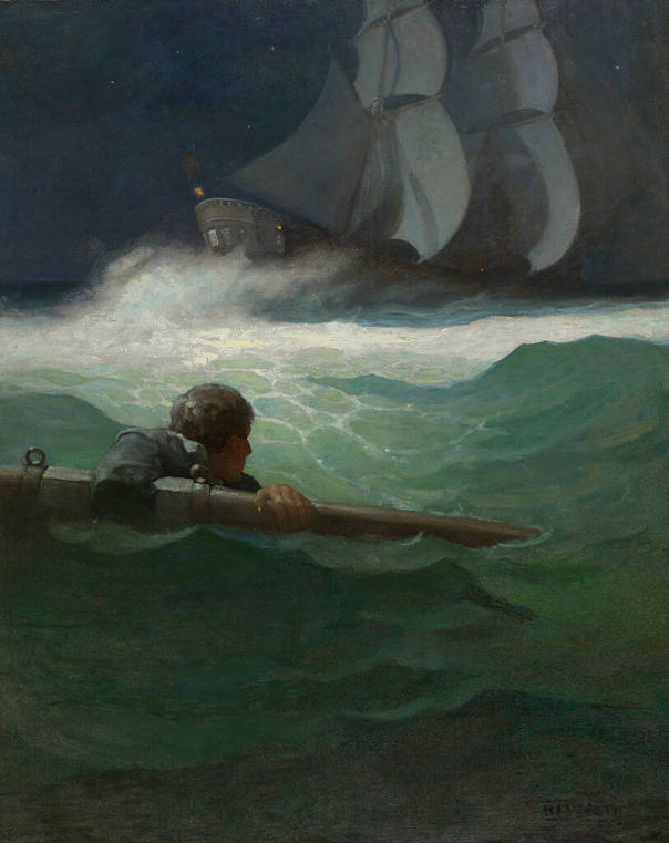 The Wreck of the "Covenant"
It was the spare yard I had got hold of, and I was amazed to see how far I had travelled from the brig